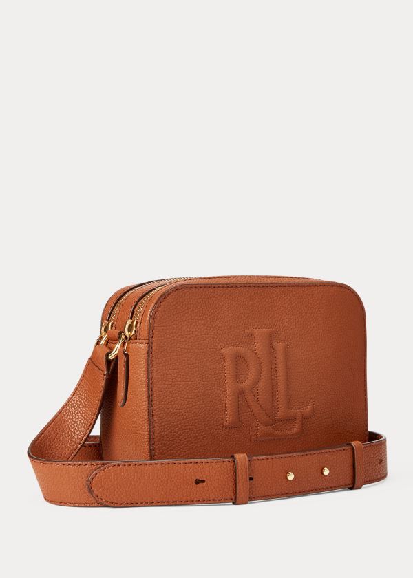 Ralph Lauren Læder Hayes Crossbody Taske Dame Danmark (AZURC7069)